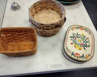 Baskets and boxes galore
