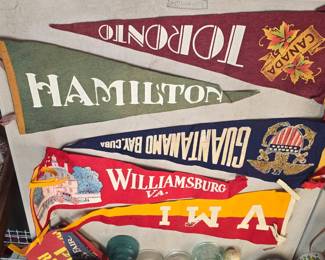 vintage large pennants