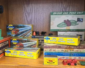 vintage train sets and more