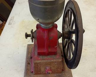vintage coffee grinder small