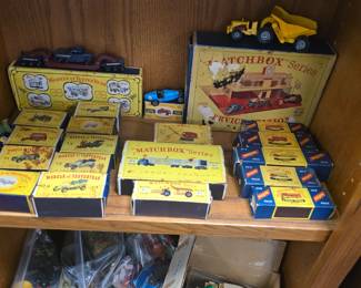 large collection of vintage matchbox cars alot are new old stock.