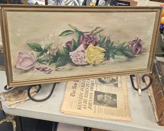 vintage oil on canvas