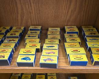 large collection of vintage matchbox cars alot are new old stock.