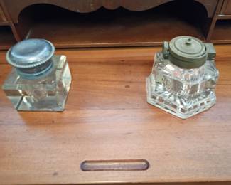vintage inkwells