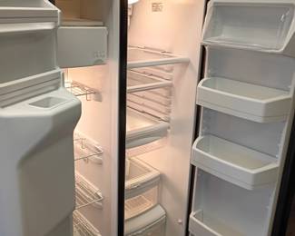 Black side by side Refrigerator