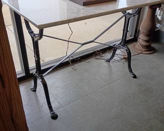 Marble & Iron table brought over from France