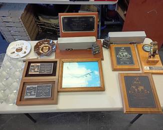 Mack tools plaques and Ups plaques
