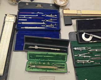 vintage drafting sets