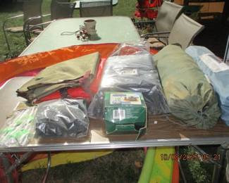 tents, air mattress, 
