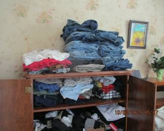 Men and Women Jeans - various sizes