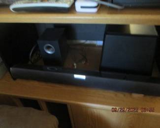 Visio soundbar and speakers