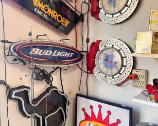 Several Light up Signs, 