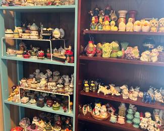 More Salt & Pepper Shakers and Trinket Boxes. 