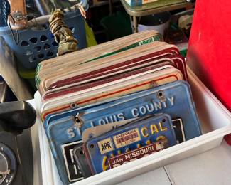 Old License Plates 