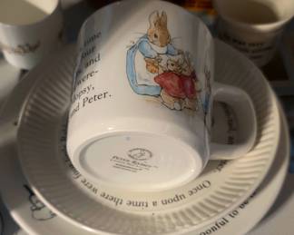 Peter Rabbit dishes