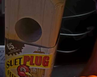 Bird suet plug - new