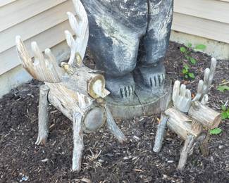 Wood Moose pair