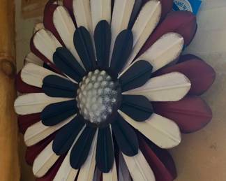 Metal flowers - set of 2