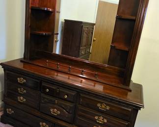 Triple Dresser with Mirror Hutch
62" w × 76" T
