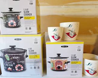 Holiday crockpots / slow cookers
New in boxes