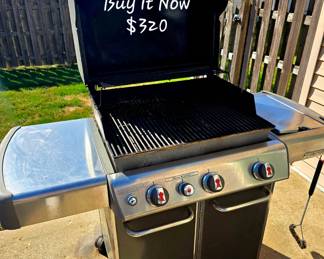 Weber Genesis Special Edition Grill with Side Burner, Cover & Tank
Bought a few years ago for $900
Buy it Now $320