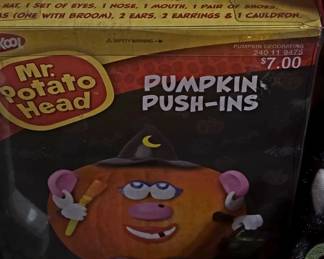 Mr. Potato Head pumpkin