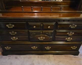 Triple Dresser with Mirror Hutch
62" w × 76" T