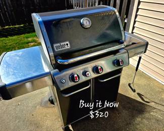 Weber Genesis Special Edition Grill with Side Burner, Cover & Tank
Bought a few years ago for $900
Buy it Now $320