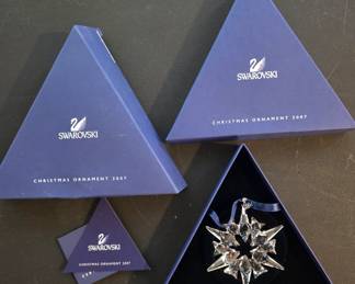 Swarovski Annual Snowflake Ornament 2007