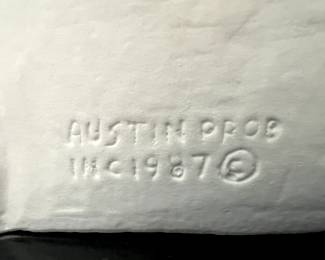 1987 Austin Productions David Fisher Vogue Mysterious Man & Woman Busts - very hard to find