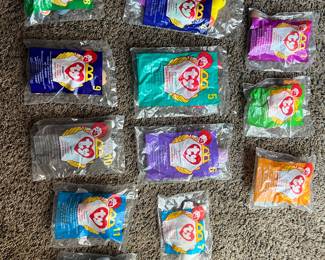 Set of McDonalds mini-beanie babies - unopened.  Circa 1997