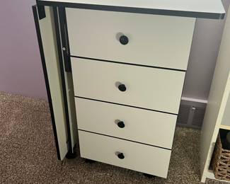 Foldable craft desk - folded 
