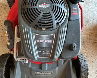 Snapper self-propelled lawn mower.