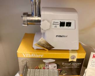 VILLAWARE V5265-05 Power Meat Grinder ~ 320 Watts Power Grinder,