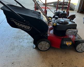 Snapper self-propelled lawn mower.