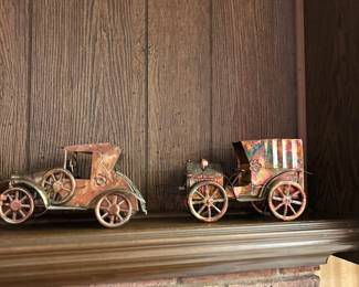 vintage Berkeley Designs copper tin metal car music box