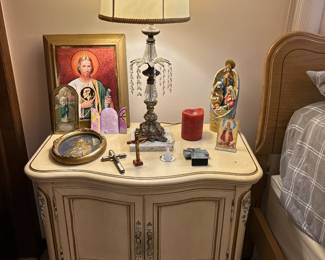 Antique French Provincia Night stand 