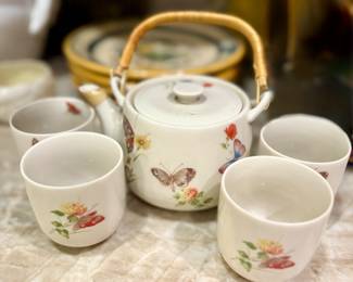 Vintage Deww Takahashi Butterfly Tea set 