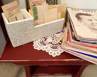 Vintage sheet music 