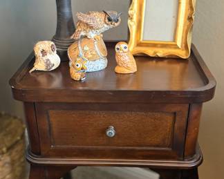 Side table, decorative Owls 