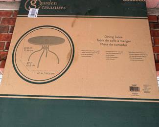 Patio Dining Table new in box 