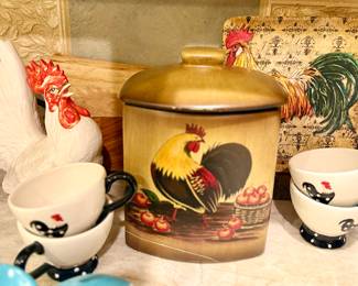 Rooster canisterRooster/ hens 