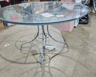 GLASS TOP TABLE