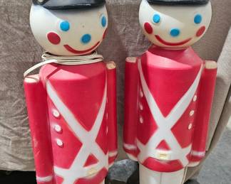 NUTCRACKER CHRISTMAS BLOW MOLDS