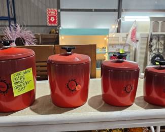 VINTAGE CANISTER SET