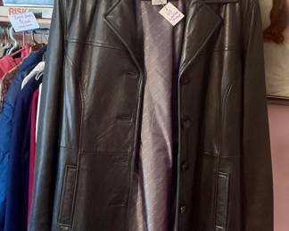 Large leather men’s Jacket