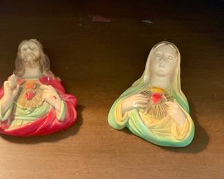 Wall hangers Mary and Jesus