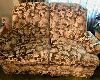 Made in Naperville!  The classic, Kroehler couch & love seat. 