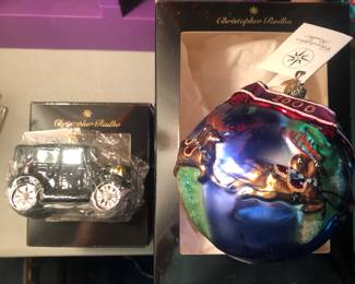 Christopher Radko Christmas ornaments