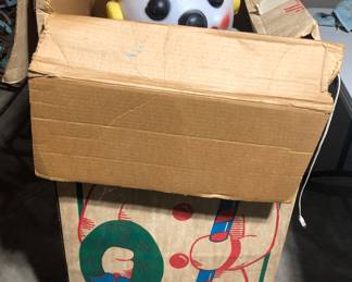 Four Foot Blow Mold Snowman with original box